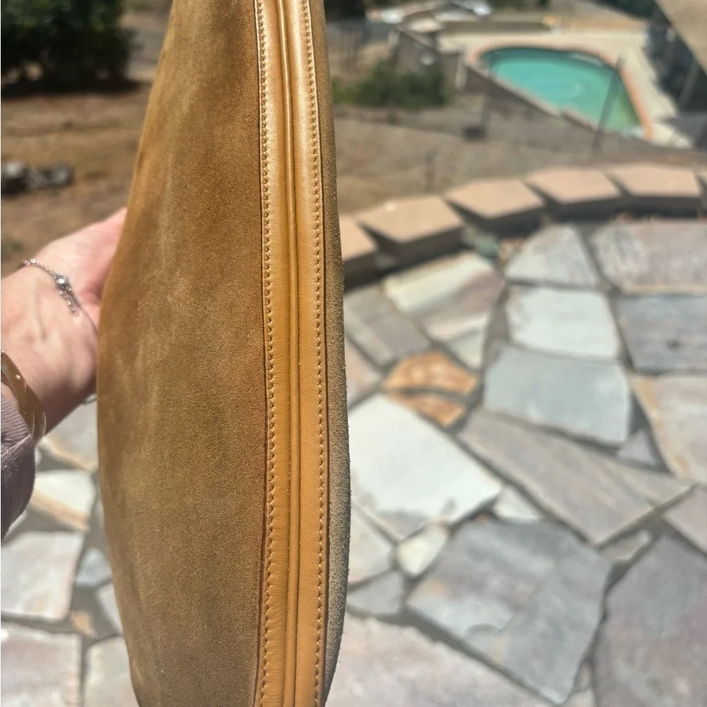 Gucci Brown Bamboo Handle Hobo Bag